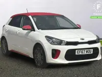 Used Kia Rio 84 HP (61 kW) 2017 White Hatchback