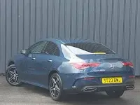 Used Mercedes CLA250e AMG Line Premium 218 HP (160 kW) 2023 Blue Coupe