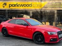 Used Audi A5 Advanced 190 HP (139 kW) 2015 Red Coupe