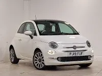 Used Fiat 500 Lounge 69 HP (50 kW) 2019 White Hatchback