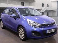 Used Kia Rio 107 HP (78 kW) 2012 Blue Hatchback