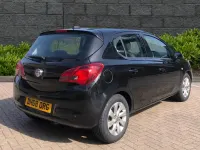 Used Vauxhall Corsa Design Edition 89 HP (65 kW) 2019 Black Hatchback