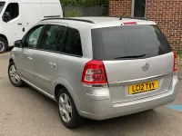 Used Vauxhall Zafira 115 HP (84 kW) 2012 Silver MPV