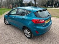 Used Ford Fiesta Zetec 2017 Blue Hatchback