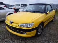Used Peugeot 306 Cabriolet 1999 Yellow Cabriolet