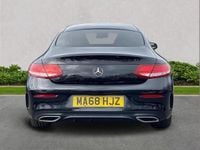 Used Mercedes C220 AMG Line Premium Plus 168 HP (123 kW) 2018 Black Coupe