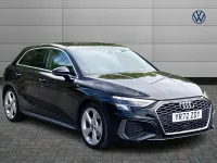 Used Audi A3 S-Line 147 HP (108 kW) 2022 Black Sedan