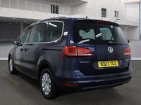 Begagnad VW Sharan SE 150 HK (110 kW) 2017 Blå Minibuss