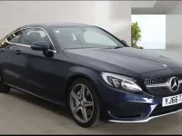 Used Mercedes C250 AMG line 204 HP (150 kW) 2016 Blue Coupe