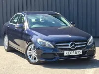 Used Mercedes C220 170 HP (125 kW) 2016 Blue Sedan