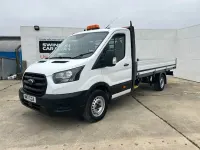 Usado Ford Transit Premium 130 CV (95 kW) 2021 Blanco Descapotable