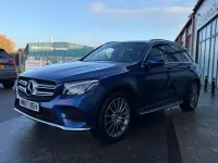 Usado Mercedes GLC250 AMG line 2017 Azul SUV