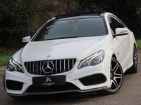 Used Mercedes E220 AMG line 177 HP (130 kW) 2015 White Coupe