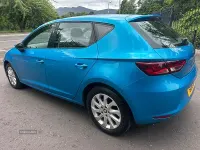 Used Seat Leon SE 110 HP (80 kW) 2016 Blue Hatchback