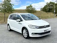 Used VW Touran SEL 150 HP (110 kW) 2018 White MPV