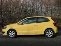 Used VW Polo SE 85 HP (62 kW) 2010 Yellow Hatchback