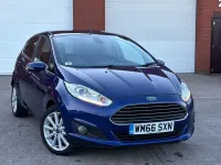 Used Ford Fiesta Titanium 2016 Blue Hatchback
