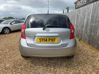 Used Nissan Note Acenta 80 HP (58 kW) 2014 Silver Hatchback