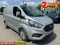 Used Ford Transit Custom Limited 130 HP (95 kW) 2018 Silver Van