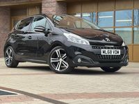 Used Peugeot 208 GT-line 2018 Black Hatchback