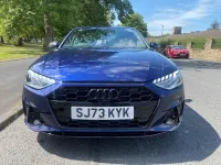 Used Audi A4 Black Edition 150 HP (110 kW) 2023 Blue Sedan