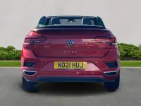 Second-hand VW T-Roc Cabriolet R-line 150 CP (110 kW) 2021 Roșu Cabrio