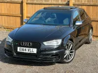 Begagnad Audi S3 Sportback Advanced 300 HK (220 kW) 2014 Svart Halvkombi