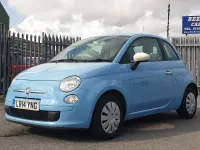 Used Fiat 500 S 69 HP (50 kW) 2014 Blue Hatchback