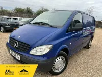 Used Mercedes Vito 95 HP (69 kW) 2007 Blue Van
