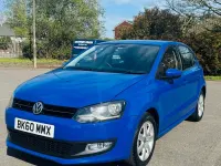 Usado VW Polo SE 85 HP (62 kW) 2010 Azul Citadino