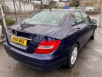 Begagnad Mercedes C180 Executive 2014 Blå Sedan