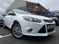 Used Ford Focus Zetec 2014 White Hatchback