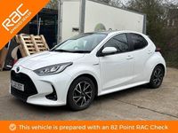 Used Toyota Yaris Hybrid Design 2021 White Hatchback