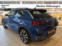 Used VW T-Roc R-line 150 HP (110 kW) 2021 Blue SUV