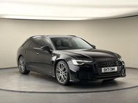 Used Audi A6 Black Edition 204 HP (150 kW) 2021 Myth black metallic/myth black metallic Estate