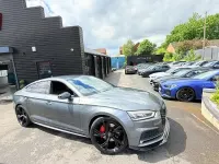 Usado Audi A5 Sportback S-Line 252 CV (185 kW) 2018 Gris Utilitario