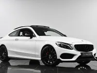 Used Mercedes C200 AMG Line Premium 184 HP (135 kW) 2018 White Coupe