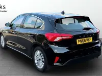 Used Ford Focus Titanium 125 HP (91 kW) 2018 Black Hatchback