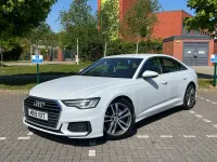 Usado Audi A6 S-Line 2019 Blanco Berlina