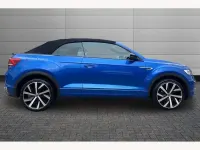 Used VW T-Roc Cabriolet R-line 150 HP (110 kW) 2021 Blue Cabriolet