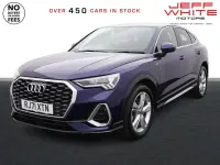 Used Audi Q3 Sportback S-Line 242 HP (177 kW) 2022 Navarra blue SUV