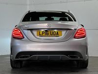 Used Mercedes C200 AMG line 184 HP (135 kW) 2016 Silver Sedan