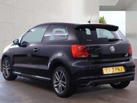 Begagnad VW Polo R-line 2017 Svart Halvkombi