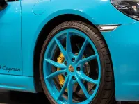 Used Porsche 718 Cayman 300 HP (220 kW) 2018 Blue Coupe
