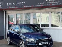 Used Audi A3 Sportback S-Line 190 HP (139 kW) 2017 Blue Hatchback