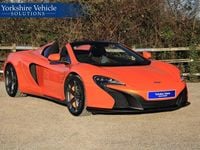 Used McLaren 650S 2018 Orange Cabriolet