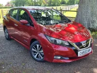Used Nissan Leaf Acenta 2018 Red Hatchback