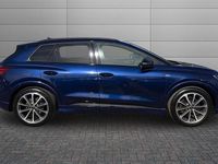 Used Audi Q4 e-tron Comfort 125 kW (170 HP) 2021 Navarra blue SUV