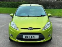 Used Ford Fiesta Zetec 2011 Green Hatchback