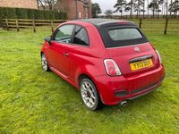 Used Fiat 500 S 2013 Red Cabriolet